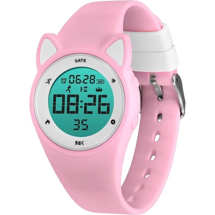 Montre Chronomètre Sport Garçon - Affichage LCD, Alarme, Date - Gris - 3
