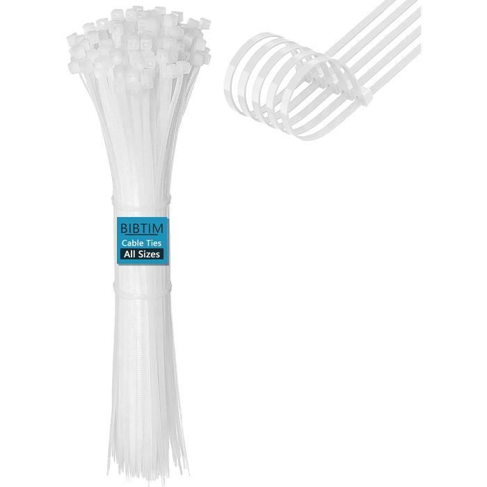 Lot De 100 Attaches Câble En Nylon - Pour Rangement Et Réparation Auto, Neuf