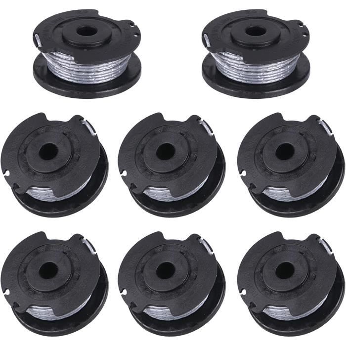 Bobines De Fil De Rechange Pour Débroussailleuse - Lot De 2 - Compatible FSA56, FSE41, FSE52 - Fil 1,6 Mm X 5 M - 2