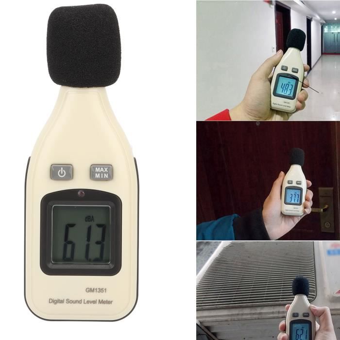 Décibelmètre Professionnel 30-130dB - Avec Alarme Et Enregistrement Données