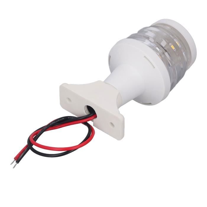Feu De Navigation LED Blanc Poupe Bateau - Lumière De Poupe Étanche Pour Yacht Et Navire