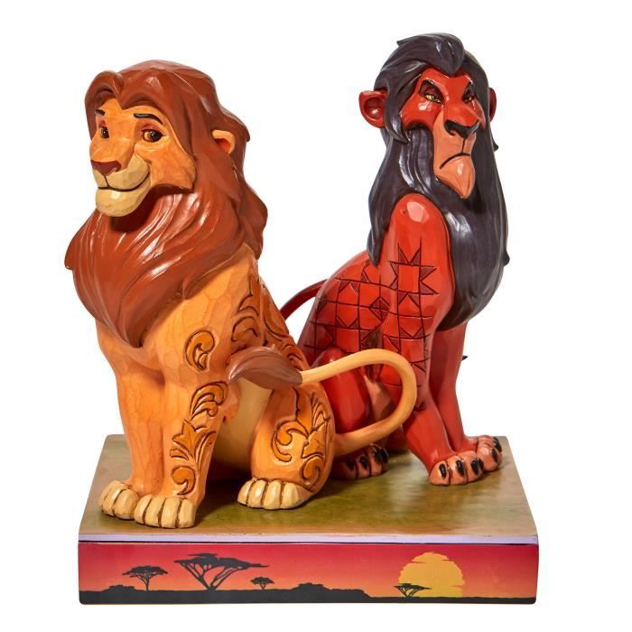 Figurine Disney Tradition - Le Roi Lion - Simba Et Scar