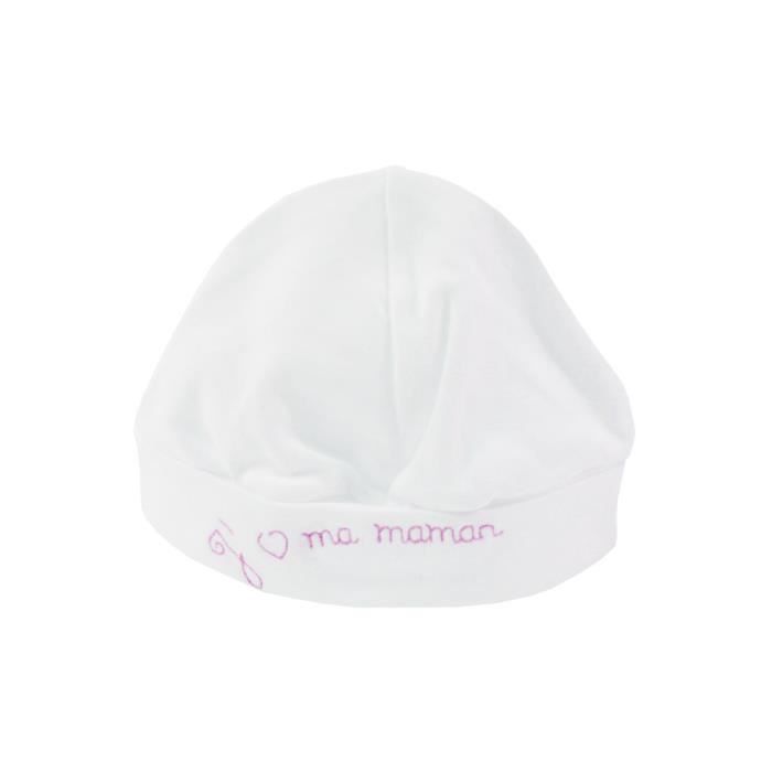 Bonnet Pour Bebe 0 A 6 Mois Blanc Et Rose J Aime Ma Maman Cdiscount Pret A Porter Bonnet Pour Bebe 0 A 6 Mois Blanc Et Rose J Aime Ma Maman Cdiscount Pret A Porter