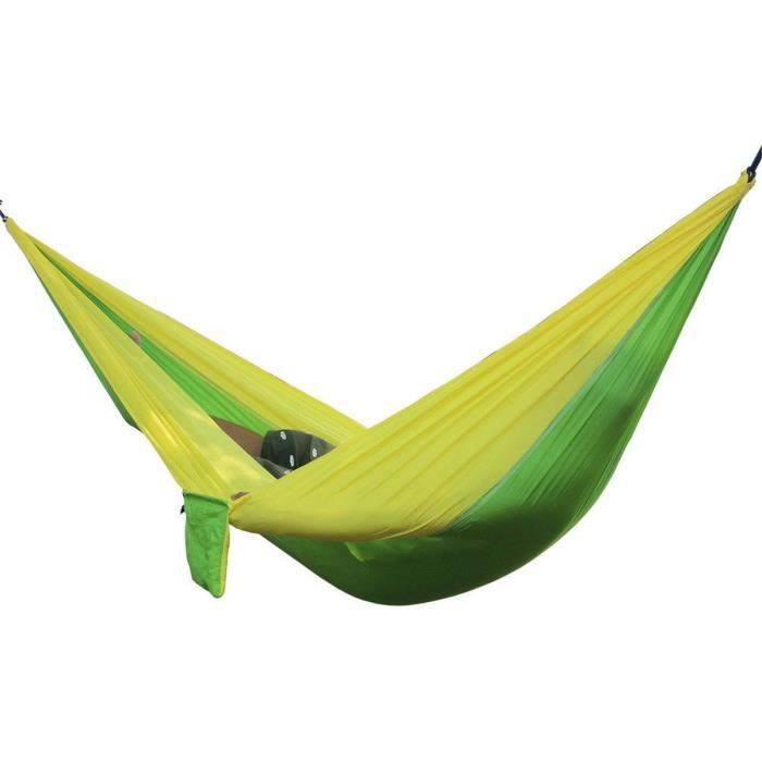 Hamac De Camping 2 Places Avec Sous-courtepointe Thermique - Vert - Ultraléger