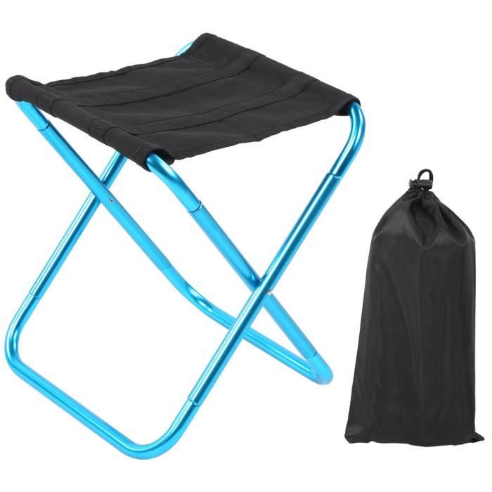Hililand Mini chaise pliable Tabouret de Camp Siège de Chaise Pliable