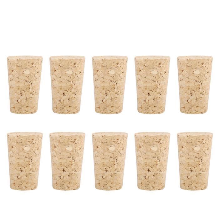 2 Bouchons En Liège 12cm - Bouchons Coniques En Bois Pour Conservation Aliments, Décorations - Cuisine Ou Mariage