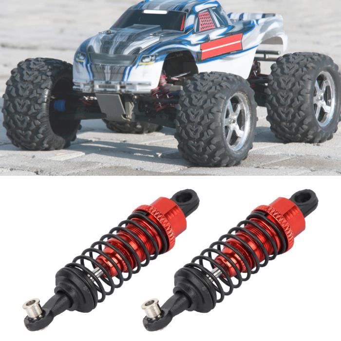 Amortisseur Métal Pour Voiture RC 1/16 – 70 Mm – Lot De 2 – Bleu – Sans Huile