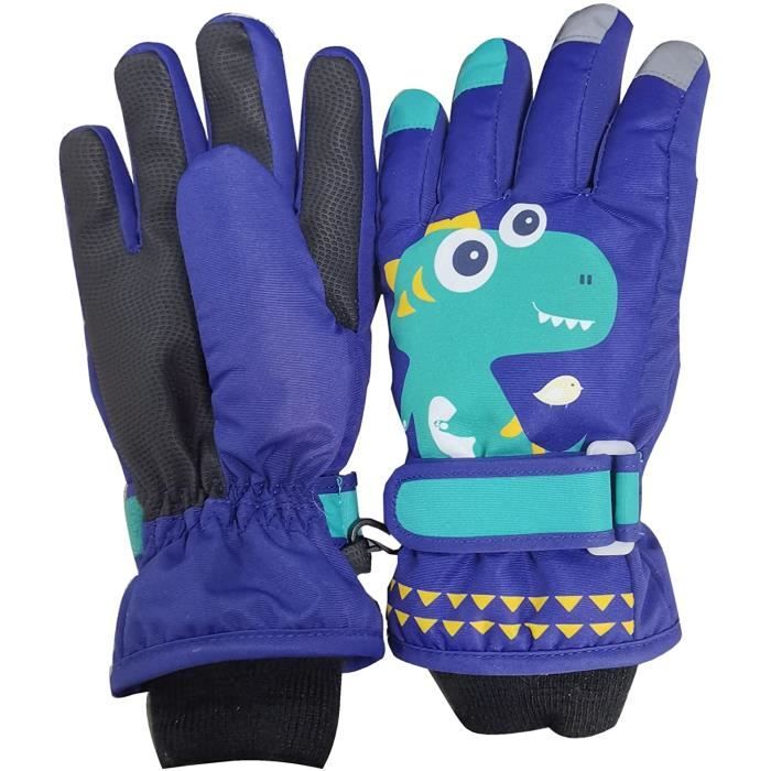 Gants De Ski Enfant 2-5 Ans - Chauds, Imperméables Et Avec Doigté Tactile