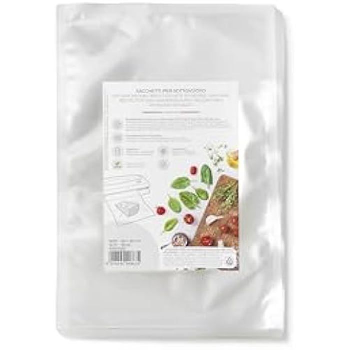 FRESKO Sacs Sous Vide Alimentaire 20x30cm 120 Sachets - Gaufrés Commerciaux - Sans BPA
