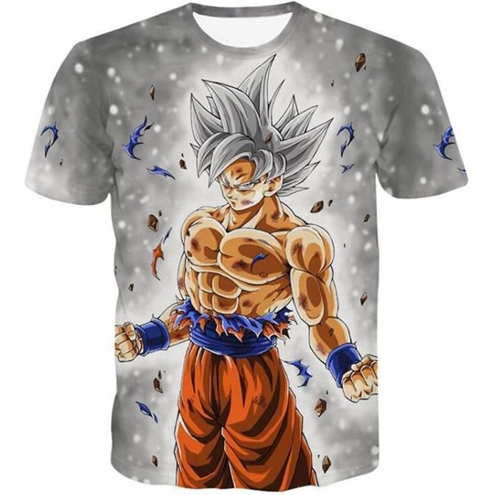 Newest Women Men 3D Print T-shirt Dragon Ball Z Roaring Goku Cartoon Tee Shirts