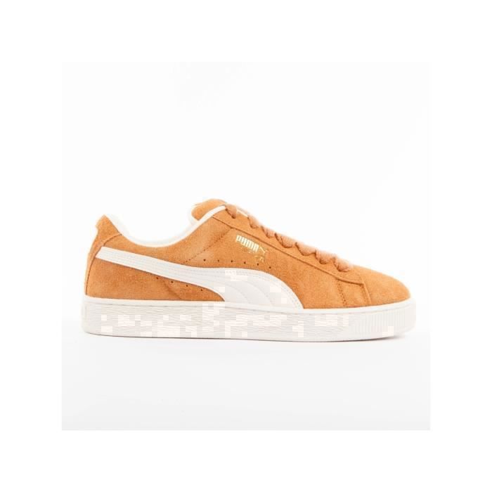 Basket Puma Homme Suede XL Camel cuir Orange Cdiscount Chaussures