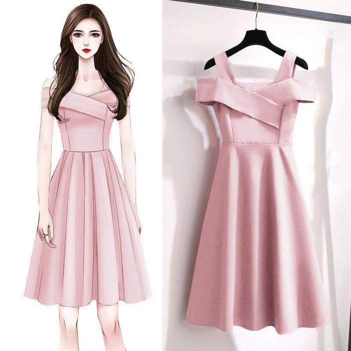 Robe rockabilly rose on sale