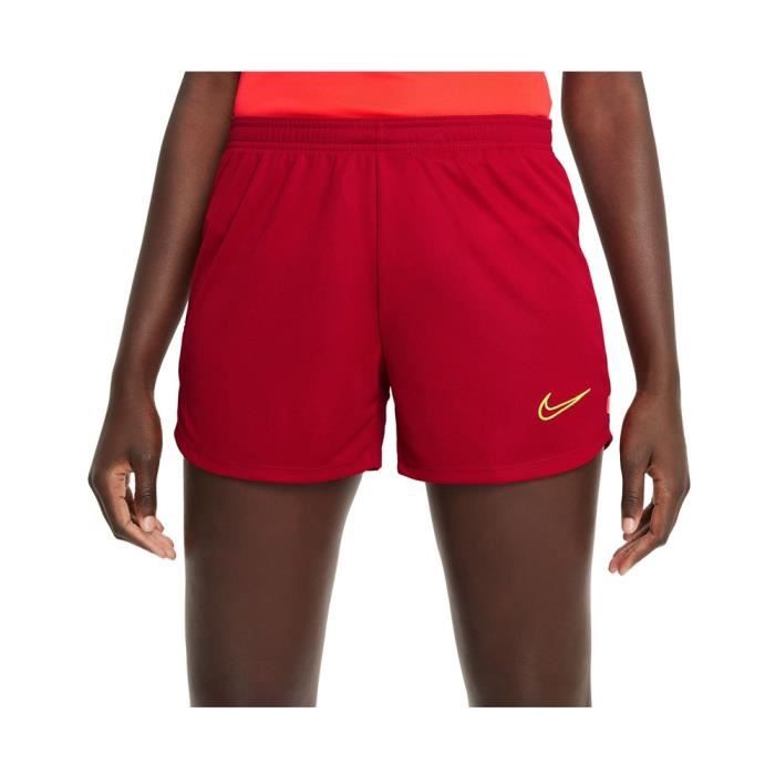 Short nike rouge femme sale