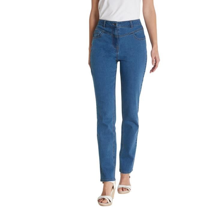 Jean Naf Naf Taille Haute Coupe Droite En Lyocell Souple - Taille 34, Neuf Avec étiquettes