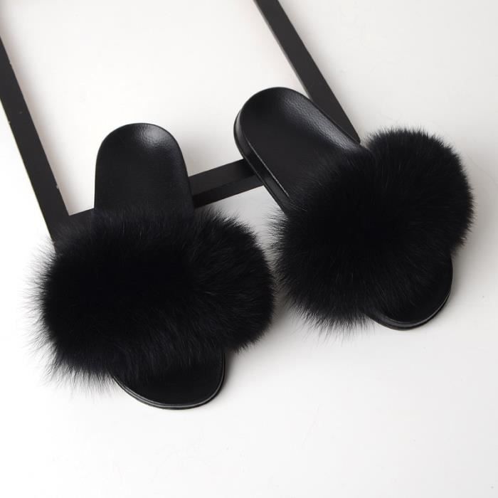 chausson cuir renard
