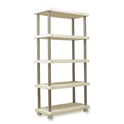 Plastiken Etagere 5 Plateaux Grande Largeur Supporte 30kg Par