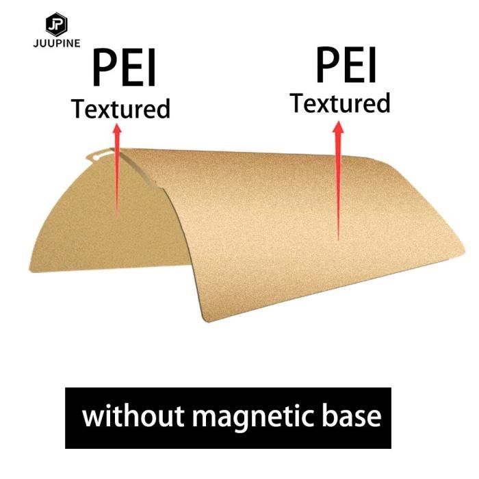 Plaque De Construction PEI/PET/PEO Pour Creality K2 Plus - 370 X 370 Mm, Double Face, Magnétique