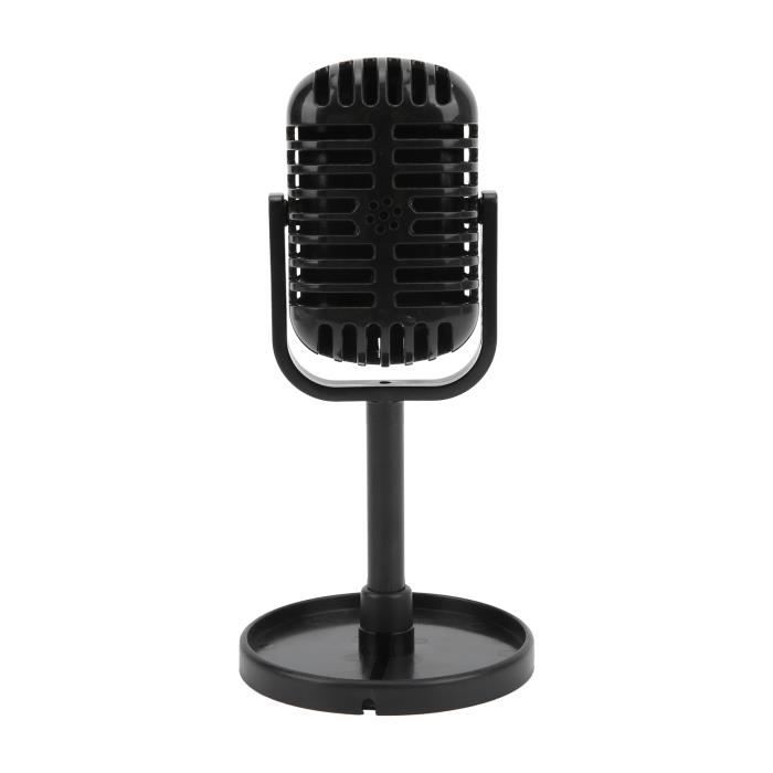 Microphone Vintage Deco Micro - Accessoire Photo Réaliste | Pour Enfants, Déco Ou Cadeau
