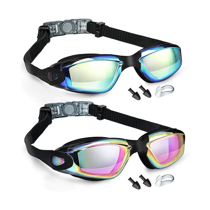 Lunettes de natation pour personnes myopes, anti-buée, étanche, avec  écouteurs boutons, pince-nez, pour hommes, femmes et enfants - Cdiscount  Sport