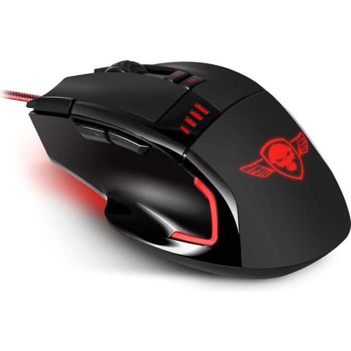 Souris PRO GAMING Spirit Of Gamer PRO-M5 Gaming & Multimédia 8 BOUTONS LED RGB 8G 3200DPI