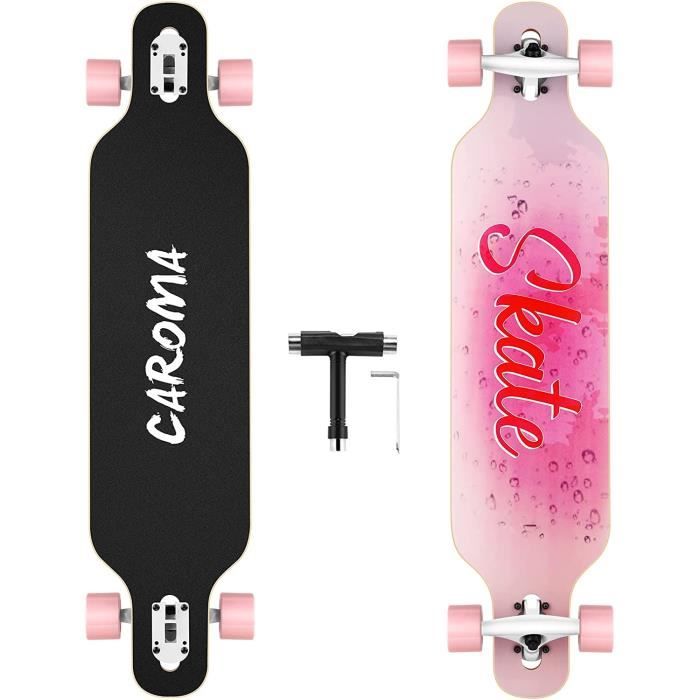 Longboard Appolo FunTomia Longboard Drop Through Cruiser Skateboard Complet Avec Roulement à Billes Mach1 High Speed T-Tool Avec Ou Sans Roues LED Longboard Apollo