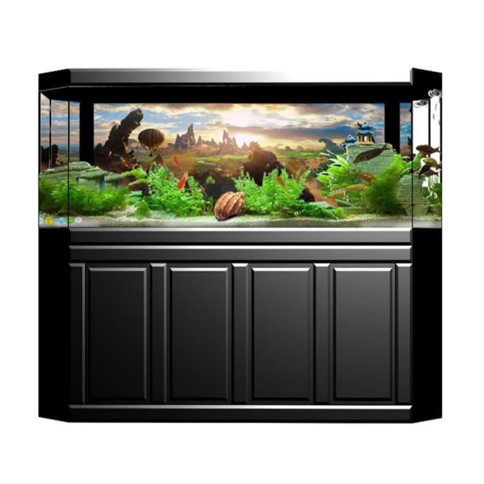 Meilleurs prix pour SURENHAP Autocollant décoratif d’aquarium Affiche de fond, peinture décorative, autocollant en PVC, Image de animalerie figurine
