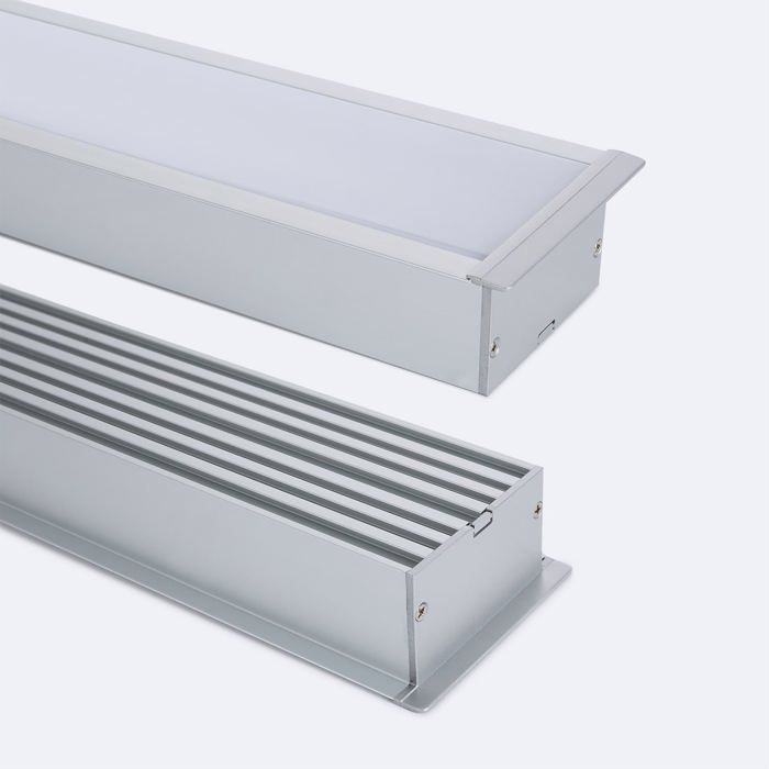 Ledkia Profilé aluminium encastrable pour rubans LED - vue 5