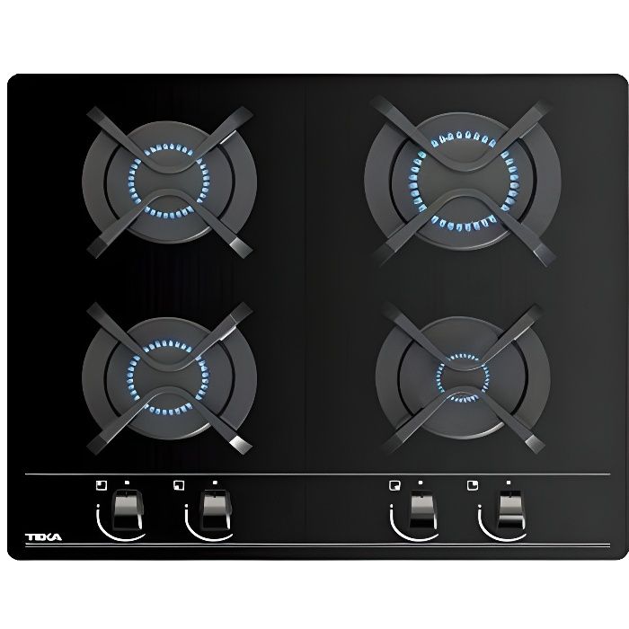 Plaque au gaz Teka GBC64000KB 60 cm (4 Cuisinière)