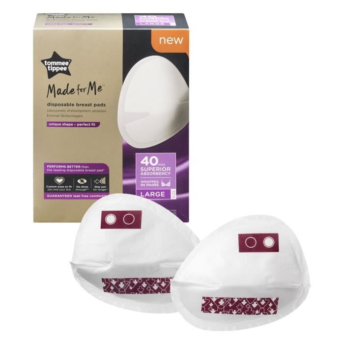 TOMMEE TIPPEE Coussinets d'Allaitement Jetables x40 Taille L