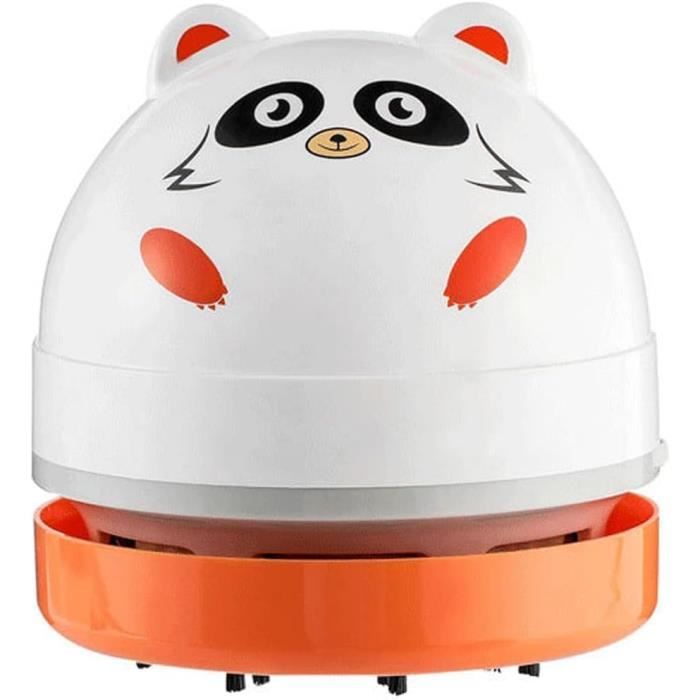 Mini Aspirateur De Bureau Portable Sans Fil - Design Cartoon, Compact Pour Miettes Et Poussières