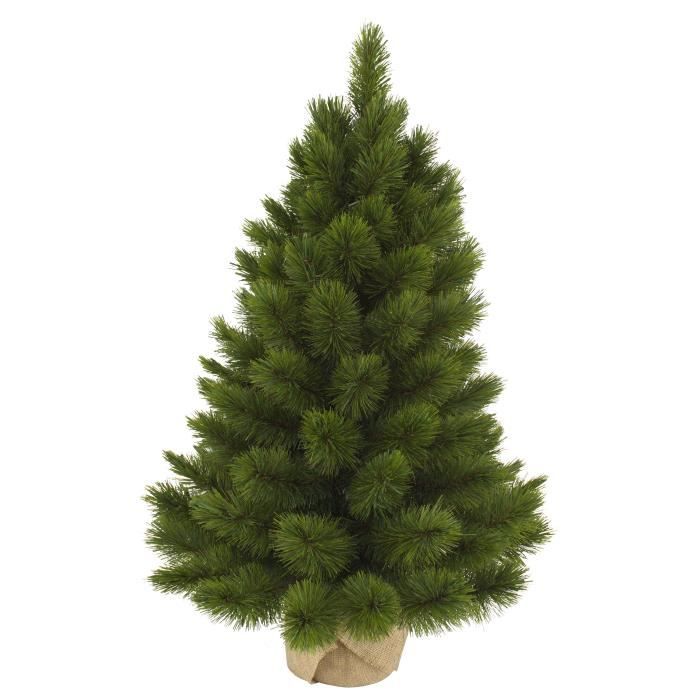 Sapin de Noël Artificiel avec toile de jute Camden H60 x Ø43 cm