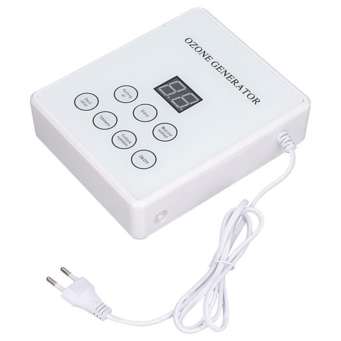 Générateur D'Ozone 600 Mg/h - Minuterie 1-60 Min - Purificateur Air & Eau, Désinfection Fruits, Légumes, Viande - 220V