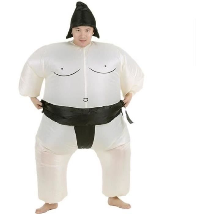 Costume Deguisement Sumo Gonflable pour Adulte Halloween Carnaval