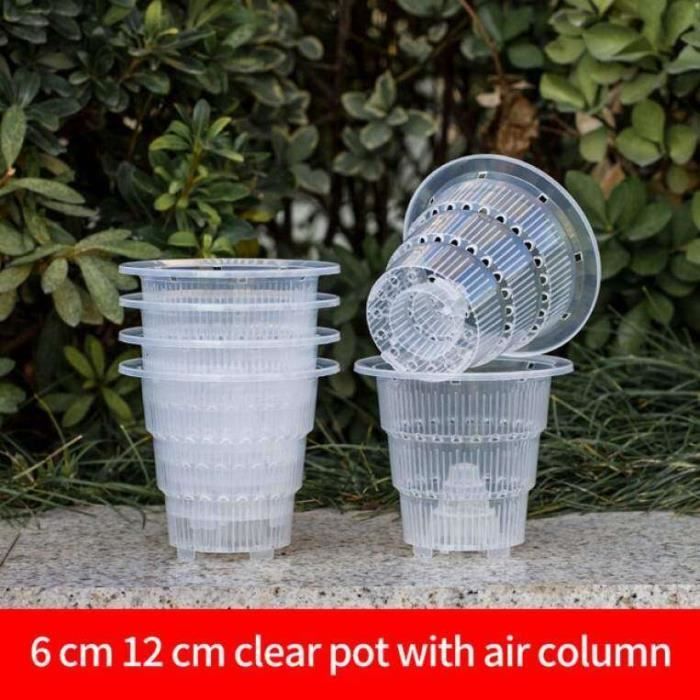 Orssmigs 10 Pièces Pot Transparent Orchidée, Pot pour Orchidee, Pot D Orssmigs 10 Pièces Pot Transparent Orchidée, Pot pour Orchidee, Pot D