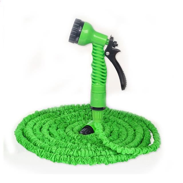 Tuyau d'arrosage extensible léger Flexi Hose - ultra flexible/ne s'emmêle pas - raccords en laiton massif 2 cm/tube intérieur en latex double épaisseur - résistant pourriture/fissures/fuites - 15 m