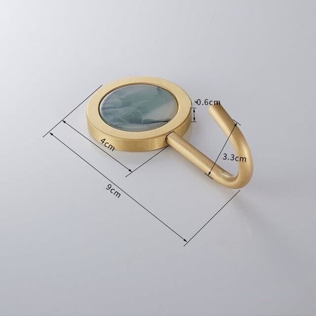 2X Crochet Adhésif Salle De Bain - Crochets Muraux 6 X 4 Cm Pour Vêtements Serviettes De Bain