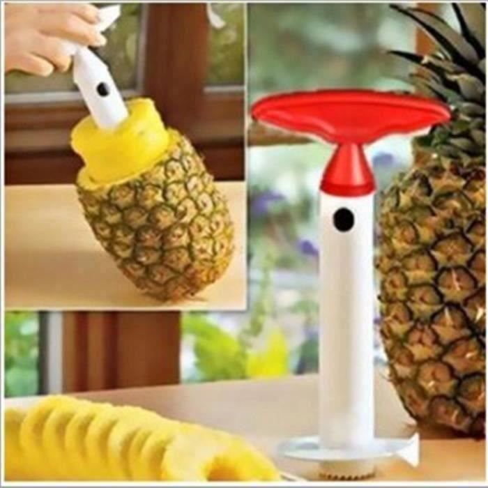 Éplucheur d'ananas manuel, coupe-ananas commercial, en acier inoxydable