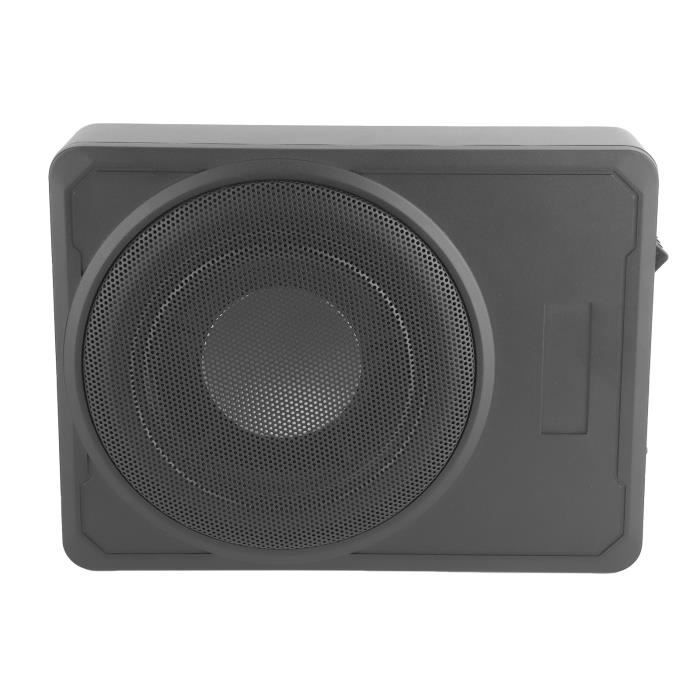 Caisson de basses de voiture Amplificateur fin Hautparleur de boîtier de basse Appareil audio