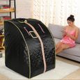 Kangfun-Boîte de sauna portable infrarouge - Spa à Domicile pour une Personne - Idéal pour la Désintoxication et la Perte de Poids (-1