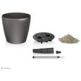 Pot de fleur LECHUZA Classico Premium 60 - kit complet, anthracite métallisé-1