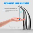 QQ36864-Distributeur de savon automatique de 300 ml infrarouge main sans main distributeur de savon sans contact plat lotion liqui-1