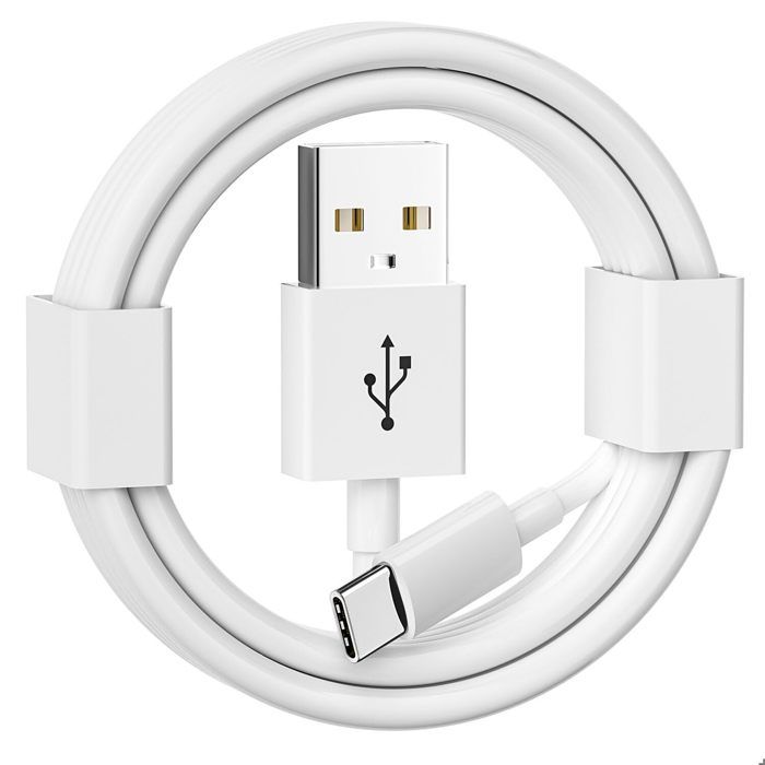 Chargeur Rapide 30W USB-C + Câble Nylon 3m - Compatible IPhone 16/15, Samsung, IPad - Prise Secteur - 9
