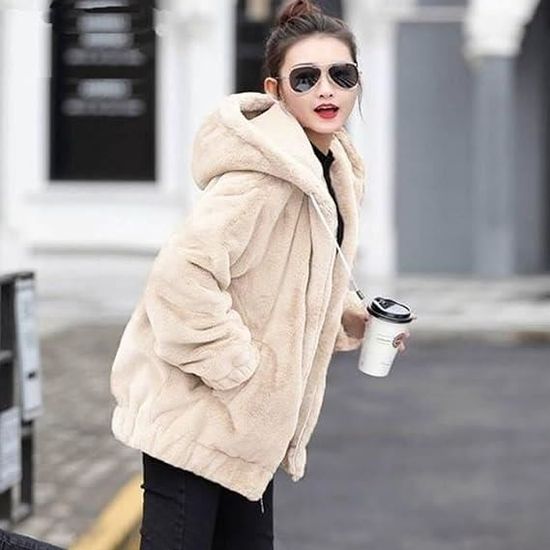 Blouson peluche femme store