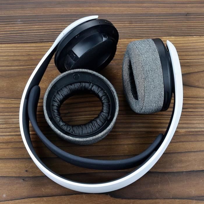 Coussinets d'oreille pour Ps5 Pulse 3D Casque Remplacement Oreillettes  Coussinets d'oreille Couvre-oreille