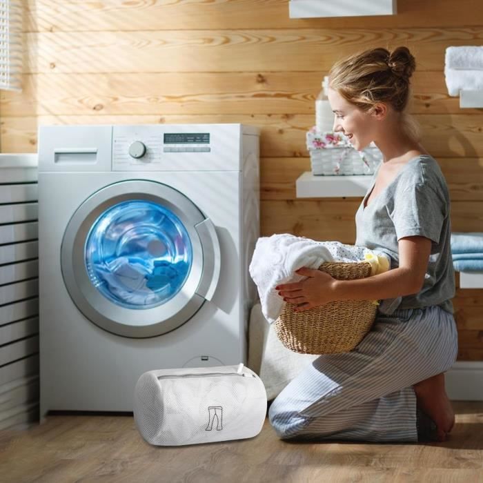 Sac Lave-Linge Manuel Portable Avec Corde Rétractable - Idéal Camping Et Voyage