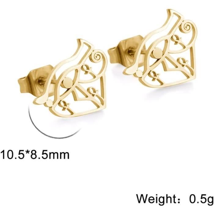 NEWEI Boucles D'oreilles Acryliques Horreur Halloween Crâne