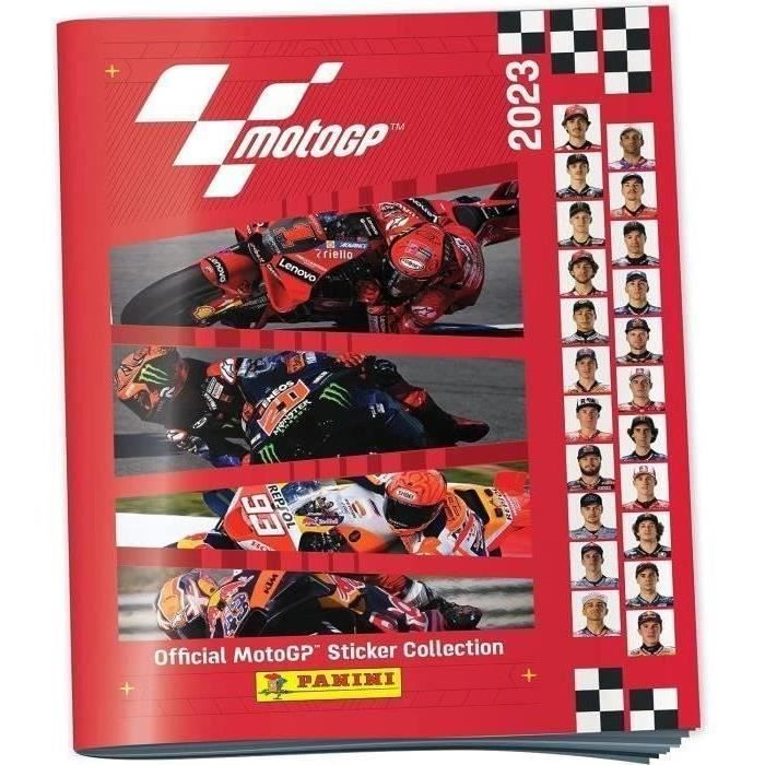 Coffret Collector Stickers Moto GP 2023 - Album + 50 Pochettes (250 Stickers) + 5 Cartes Édition Limitée - Pour Fans De Course Moto - 5