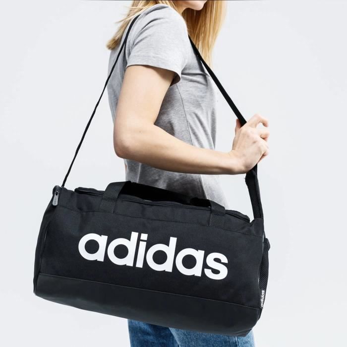 Sac de sport Adidas noir en toile 45,5 cm x 23 cm x 20 cm, FL3693. -  Cdiscount Sport