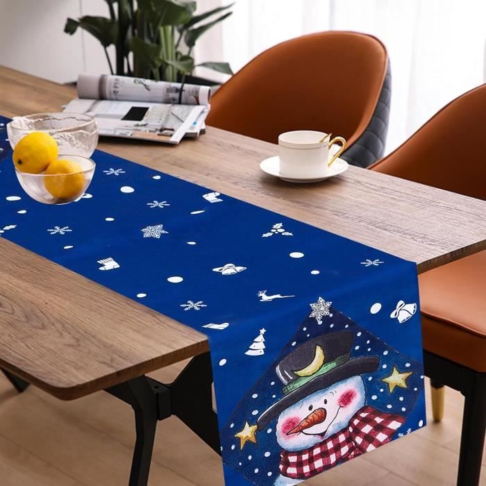Chemin De Table Printanier 40x240 Cm Jaune - Lavable Imperméable Aspect Lin Moderne Pour Salle à Manger