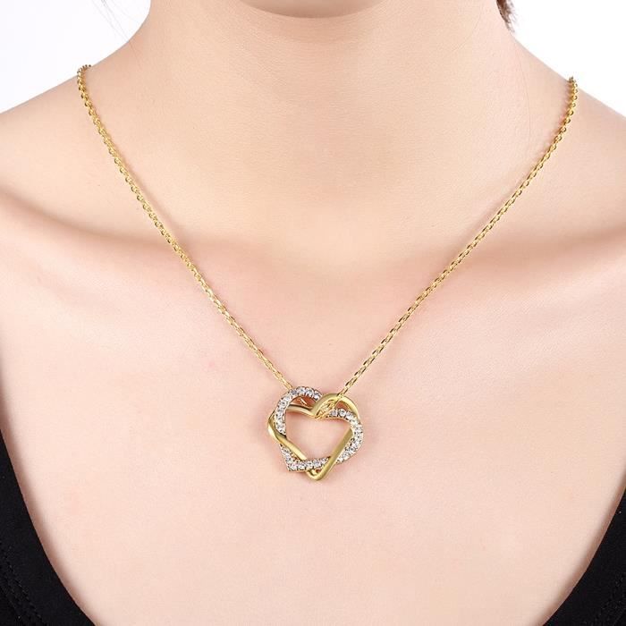 Porte-clés Cœur Cristal 4 Pièces - Acier Inoxydable, Pendentifs Fleur Et Feuille, Cadeau Femme
